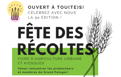 Fête des récoltes du Grand Potager
