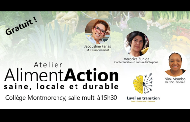 Conférence « AlimentAction saine, durable et locale »